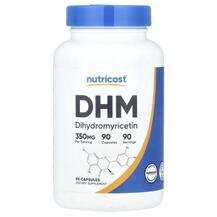 DHM 350 mg Дигидромирицетин ДГМ Nutricost 90 капсул