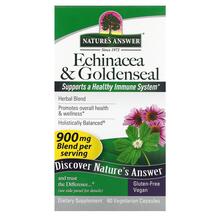 Ехінацея Echinacea & Goldenseal Nature's Answer 60 капсул