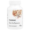 Фото товару Thorne, Green Tea Phytosome 60, Екстракт Зеленого Чаю, 60 капсул