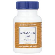 Мелатонін Melatonin 3 mg TheVitaminShoppe 60 капсул