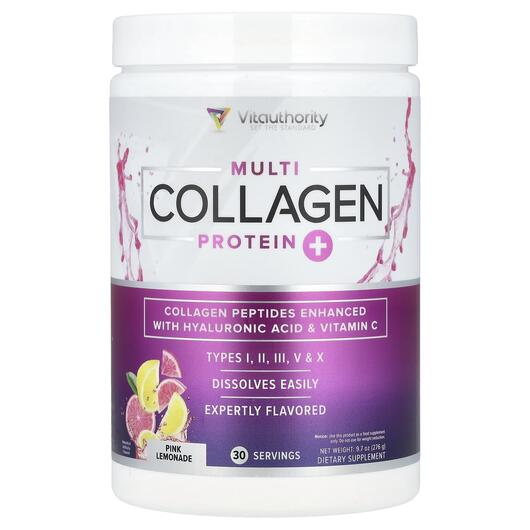 Основне фото товара Multi Collagen Protein+ Pink Lemonade, Колаген, 276 г