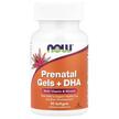 NOW, Prenatal Gels + DHA, Вітаміни з DHA для вагітних, 90 капсул