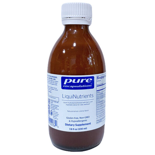 Основне фото товара LiquiNutrients Natural Lemon Crème Flavor, Мультивітаміни,
