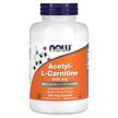 NOW, Acetyl-L-Carnitine, Ацетилкарнітин, 200 капсул