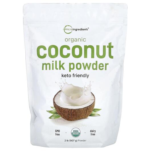 Основне фото товара Organic Coconut Milk Powder, Порошковий сік, 907 г