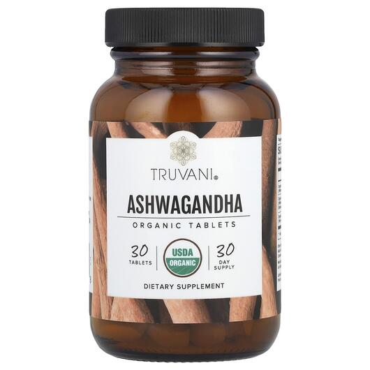 Основное фото товара Truvani, Ашваганда, Ashwagandha, 30 таблеток