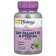 Pygeum & Saw Palmetto Пальметто Solaray 120 капсул