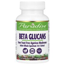 Beta Glucans Бета D глюкан Paradise Herbs 60 капсул