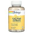 Фото товару Cal-Mag Citrate 2:1 Ratio with D3, Кальцій Магній D3, 180 капсул