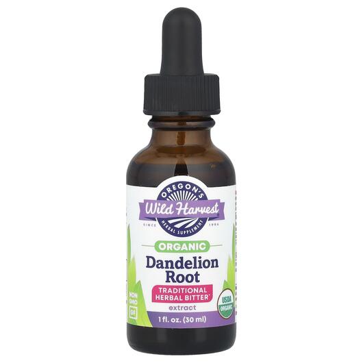 Основне фото товара Organic Dandelion Root Extract, Кульбаба, 30 мл