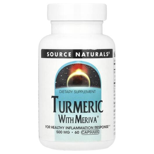 Основное фото товара Экстракта куркумина Мерива, Turmeric With Meriva, 60 капсул
