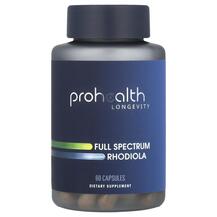 Full Spectrum Rhodiola Родиола ProHealth Longevity