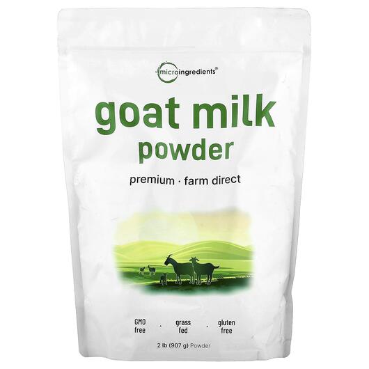 Основное фото товара Micro Ingredients, Козье молоко, Goat Milk Powder, 907 г