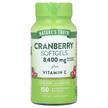 Фото товару Cranberry Softgels Plus Vitamin C, Журавлина, 150 капсул