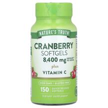 Журавлина Cranberry Softgels Plus Vitamin C Nature's Truth