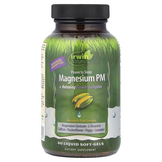 Основне фото товара Magnesium PM + Relaxing Flower Complex, Магній, 60 капсул