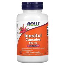 Інозітол 500 мг Inositol 500 mg NOW 100 капсул Інозітол 500 мг Inositol 500 mg NOW 100 капсул