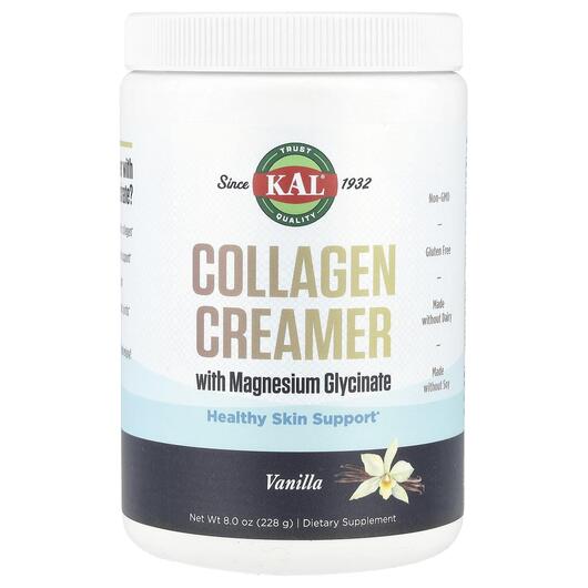 Основне фото товара Collagen Creamer with Magnesium Glycinate Vanilla, Колаген, 228 г