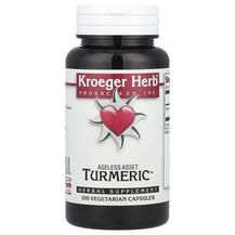 Коріння куркуми Turmeric Kroeger Herb 100 капсул