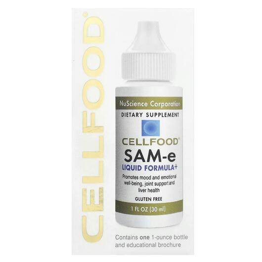 Основное фото товара САМє S-Аденозил-L-метионин, SAM-e Liquid Formula+, 30 мл