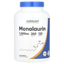 Monolaurin 1000 mg Монолаурин Nutricost 240 капсул