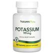 Фото товара Natures Plus, Калий, Potassium 99 mg, 90 таблеток