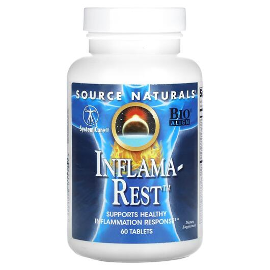 Основное фото товара Source Naturals, Поддержка воспаления, Inflama-Rest, 60 таблеток