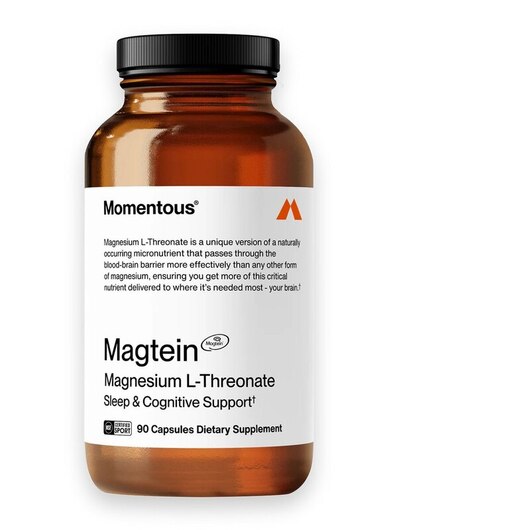 Основное фото товара Momentous, Магний, Magnesium L-Threonate, 90 капсул