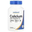 Фото товару Nutricost, Calcium with Vitamin D, Кальцій, 60 таблеток