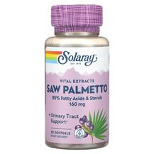 Vital Extracts Saw Palmetto 160 mg Со Пальметто Solaray