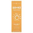 Фото товару D3 + K2 Liquid Drops Unflavored, Вітаміни D3 K2, 60 мл