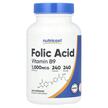 Фото товара Витамин B9 Фолиевая кислота, Folic Acid 1000 mcg, 240 капсул