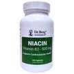 Dr. Berg, Niacin 500 mg, Вітамін B3 Ніацин, 100 капсул
