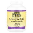 Natural Factors, Coenzyme Q10 100 mg 240, Убіхінон, 240 капсул
