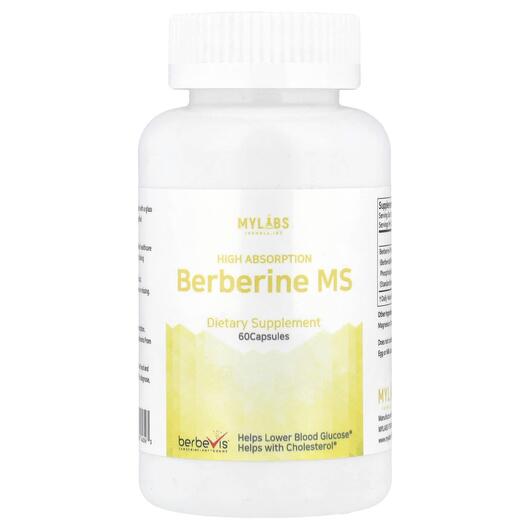 Основне фото товара Mylabs, Berberine MS High Absorption 550 mg, Берберин, 60 капсул