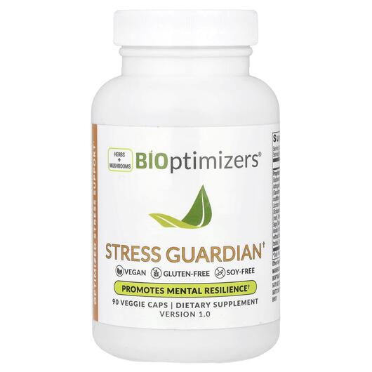 Основное фото товара BiOptimizers, Поддержка стресса, Stress Guardian, 90 капсул