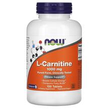 L карнітин 1000 мг L-Carnitine 1000 mg NOW L карнітин 1000 мг L-Carnitine 1000 mg NOW