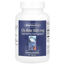 Ox Bile 500 mg Желчные кислоты Allergy Research