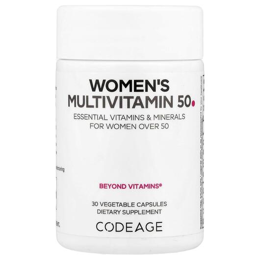 Основне фото товара CodeAge, Women's Multivitamin 50, Вітаміни для жінок, 30 кап