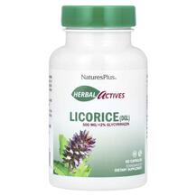 Herbal Actives Licorice DGL 500 mg Лакрица Natures