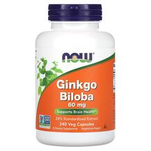 Гінкго білоба 60 мг Ginkgo Biloba 60 mg NOW