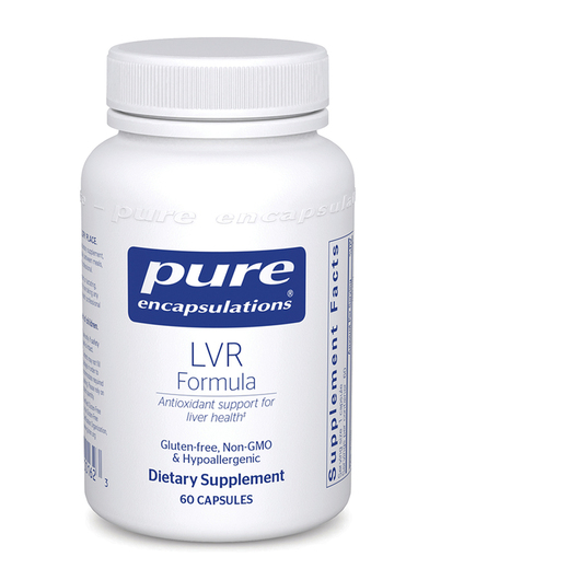 Основне фото товара Pure Encapsulations, LVR Formula, Підтримка печінки, 60 капсул
