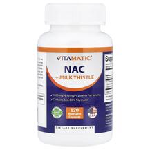 Розторопша NAC + Milk Thistle Vitamatic 120 капсул
