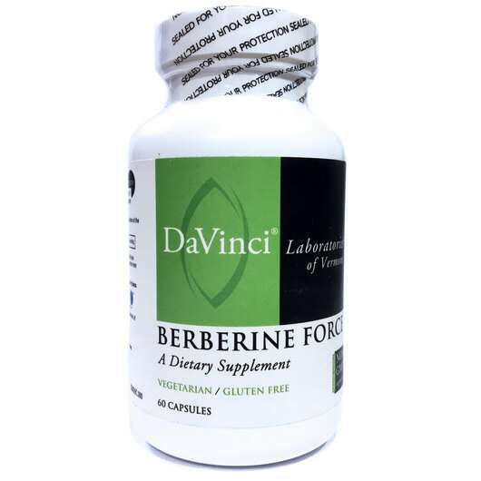 Основне фото товара DaVinci Laboratories, Berberine 500 mg Berberine Force, Бербер...