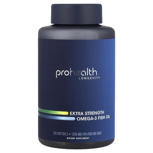 Основне фото товара Omega-3 Fish Oil Extra Strength, Омега 3, 120 капсул