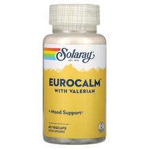Eurocalm with Valerian Валериана Solaray 60 капсул