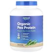 Фото товару Nutricost, Organic Pea Protein Unflavored, Протеїн, 2268 г
