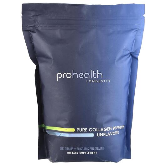 Основне фото товара Pure Collagen Peptides Unflavored, Колаген, 600 г