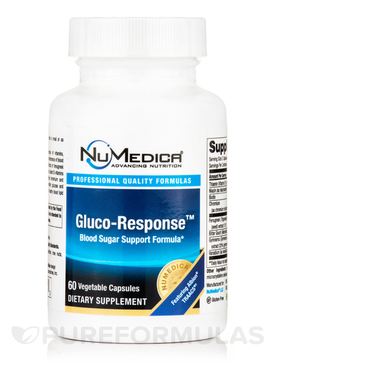 Основное фото товара NuMedica, Поддержка уровня сахара, Gluco-Response, 60 капсул