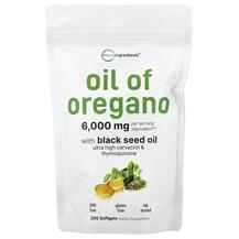 Oil of Oregano with Black Seed Oil Черный тмин Micro